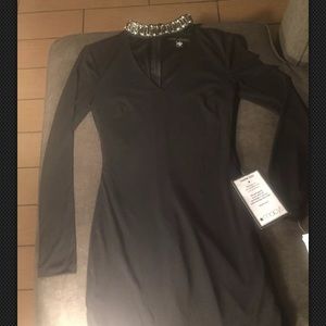 City Studios. Black long sleeve dress  NWT